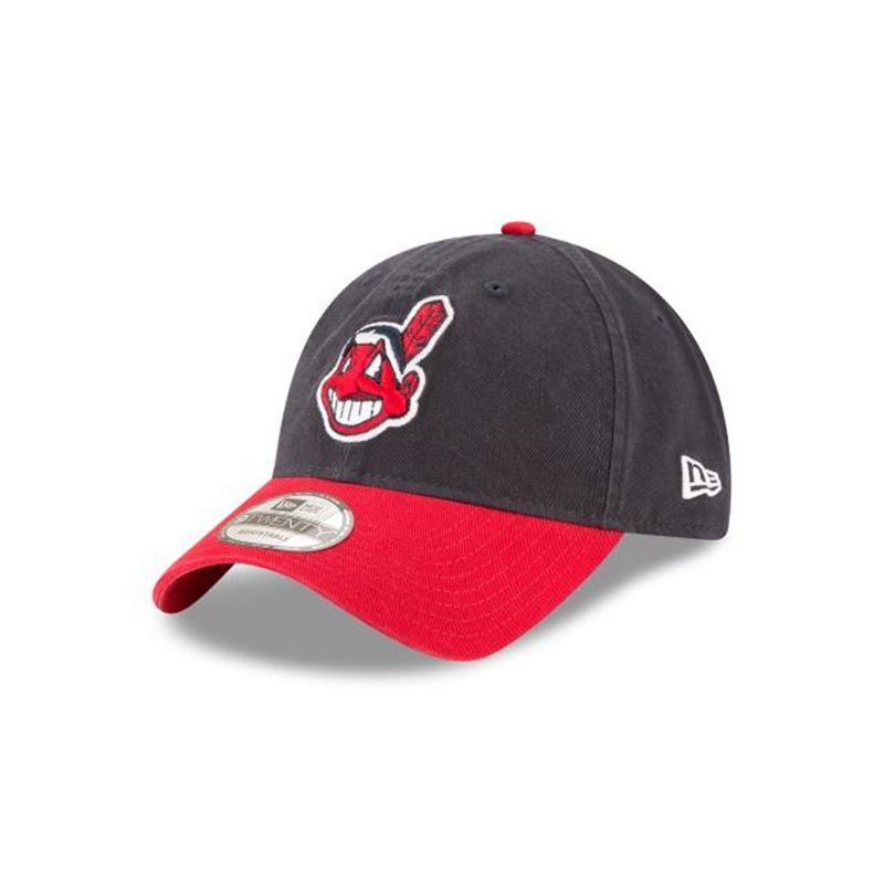 MLB Cleveland Indians Core Classic 9Twenty Adjustable (ESW5868) - Blue New Era Caps